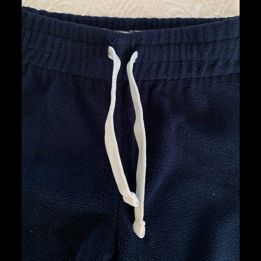 Children’s Place Set Boys S (5/6) Blue Green Stripes Fleece Top Pants - Picture 9 of 16